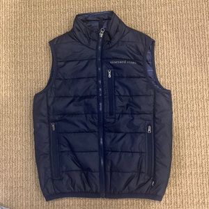 Vineyard Vines Small Kids 8-10 Navy Blue Vest
